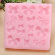 Silicone Bows Cake Mold Cookie Biscuit Jelly Mould