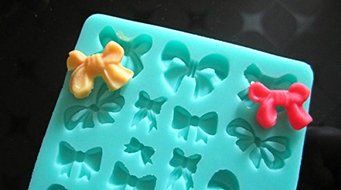 Silicone Bows Cake Mold Cookie Biscuit Jelly Mould N5