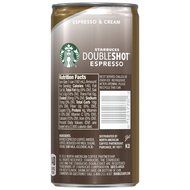 Starbucks Doubleshot, 4-Pack, 6.5 oz Cans