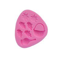 Wocuz WZ1255 Grape Shape Silicone Mold Fondant Mold Cupcake Cake Top Decoration Tool Cake Side Decorating Mold N2