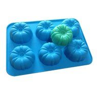 Allforhome(TM) 6 Hallowmas Thanksgiving Pumpkin Silicone Soap Molds Cupcake Baking Mold Polymer Clay Jelly Mold...