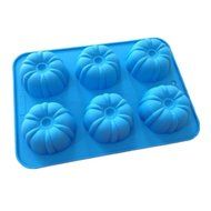 Allforhome(TM) 6 Hallowmas Thanksgiving Pumpkin Silicone Soap Molds Cupcake Baking Mold Polymer Clay Jelly Mold... N2