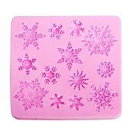 3D Snowflake Fondant Cake Bread Decorating Sugarcraft Silicone Pop Mold Mould DIY Tools N2
