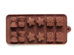 Chocolate Silicone Soap Mold Fondant Cake Decorating Styling Cooking Tools