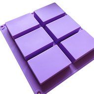 Rectangular Silicone Cake Mold Pan 9&quot;x8.4&quot;x0.98&quot; Color At Random