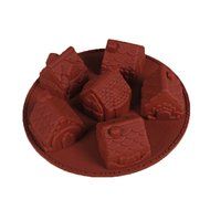 Suziku(TM) Cute House Shape Silicone Cake Chocolate Jelly Mold (House Shape)