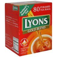 Lyons Pyramid Tea, Original Blend, Tea Bagss, 80-Count Package (Pack of 3) N2