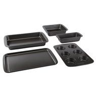 Baker&#039;s Secret 1110526 5-Piece Easy Store Bakeware Set