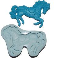 O.K Molds silicone horse fondant gompaste cake M4696
