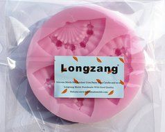 5.5cm mini Fan F0072 Fondant Mold Silicone Sugar mini mold Craft Molds DIY Cake Decorating