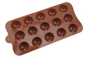 On The Journey - Semi- Half Semicircle Muffin Sweet Candy Jelly Ice Silicone Mould Mold Wedding Party Cake Baking... N2