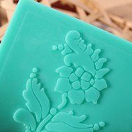 Flower Shaped Lace Mold Fondant Cake Tools Silicone Mould N2