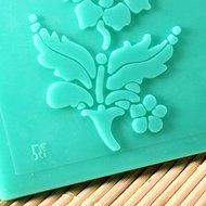 Flower Shaped Lace Mold Fondant Cake Tools Silicone Mould N3