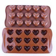 COFFLED &reg; 15 Silicone Ice Cube Chocolate Cake Jelly Tray Pan Heart Maker Mold Mould CM N3