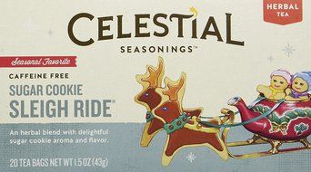 Celestial Seasonings - Sugar Cookie Sleigh Ride Holiday Herb Tea - 20 Tea Bags