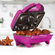 Holstein Housewares HF-09034M Star &amp; Heart Cupcake Maker - Magenta N3