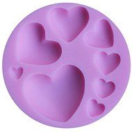 Witkey 8 Cavity Sweat Love Heart Shape Silicone DIY Decorating Craft Mold for Cake Cupcake Fondant Chocolate Jello... N2