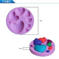 Witkey 8 Cavity Sweat Love Heart Shape Silicone DIY Decorating Craft Mold for Cake Cupcake Fondant Chocolate Jello... N3