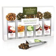 Tea Fort&eacute; SKIN-SMART Single Steeps Loose Leaf Tea Sampler, 15 Single Serve Pouches - Antioxidant Amplifier Teas