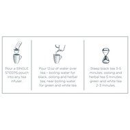 Tea Fort&eacute; SKIN-SMART Single Steeps Loose Leaf Tea Sampler, 15 Single Serve Pouches - Antioxidant Amplifier Teas N6