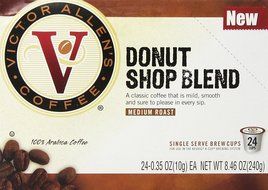 Victor Allen Coffee, Donut Shop Single Serve K-cup, 80 Count (Compatible with 2.0 Keurig Brewers) N9