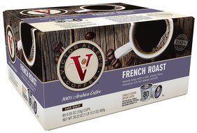 Victor Allen Coffee, Donut Shop Single Serve K-cup, 80 Count (Compatible with 2.0 Keurig Brewers) N18