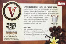 Victor Allen Coffee, Donut Shop Single Serve K-cup, 80 Count (Compatible with 2.0 Keurig Brewers) N23