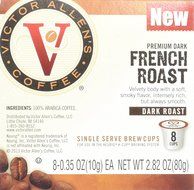 Victor Allen Coffee, Donut Shop Single Serve K-cup, 80 Count (Compatible with 2.0 Keurig Brewers) N40