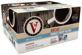 Victor Allen Coffee, Donut Shop Single Serve K-cup, 80 Count (Compatible with 2.0 Keurig Brewers) N58