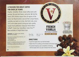 Victor Allen Coffee, Donut Shop Single Serve K-cup, 80 Count (Compatible with 2.0 Keurig Brewers) N104