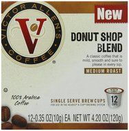 Victor Allen Coffee, Donut Shop Single Serve K-cup, 80 Count (Compatible with 2.0 Keurig Brewers) N111