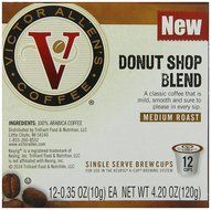 Victor Allen Coffee, Donut Shop Single Serve K-cup, 80 Count (Compatible with 2.0 Keurig Brewers) N112
