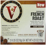 Victor Allen Coffee, Donut Shop Single Serve K-cup, 80 Count (Compatible with 2.0 Keurig Brewers) N134