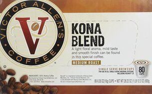 Victor Allen Coffee, Donut Shop Single Serve K-cup, 80 Count (Compatible with 2.0 Keurig Brewers) N149