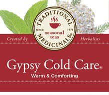 Traditional Medicinals Gypsy Cold Care Herbal Wrapped Tea Bags, 16 ct N6