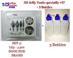 3D Jelly Tools specially -Type 17 - Lily and 3 Bottle