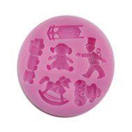 Yunko Mini Baby Shower Fondant Mold Silicone Sugar Mold Craft Molds DIY Gumpaste Flowers Cake Decorating N2