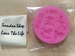 Yunko Mini Baby Shower Fondant Mold Silicone Sugar Mold Craft Molds DIY Gumpaste Flowers Cake Decorating N3