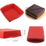 AYAMAYA Silicone Cake Baking Mold, 8-Cavity Heart-shaped Chocolate Making Mold Cake Pan Muffin Cups Handmade Pudding...