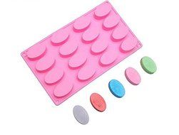 Oval Jelly Silicone Molds Cake Soap Mould Ice Cube Chocolate Cake Stencil Bakeware Cake Tools