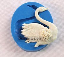 Swan Shape Silicone Mold Fondant Tools Molde De Silicone Cake Moulds Chocolate Mold Styling Tools Bakeware (1piece) N2