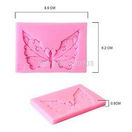 1pcs Butterfly Shape Banner Cooking Tools Silicone Mold Fondant Cake Decorating Tools N3