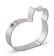 Ann Clark Cozy Cat Cookie Cutter - 4.25 Inches - Tin Plated Steel