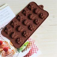 Witkey 24 Cavity Maple Leaves Ice Cube Tray Fondant Silicone Mold Sugar Mold Candy Molds Chocolate Cake Molds... N8