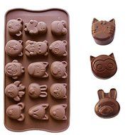 Witkey 24 Cavity Maple Leaves Ice Cube Tray Fondant Silicone Mold Sugar Mold Candy Molds Chocolate Cake Molds... N10