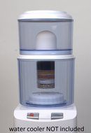 4 Gallon Water Cooler Filter Purifier - Save $$$ - Place on Cooler - Transform Tap Water to Healthy Mineral Drinking... N2