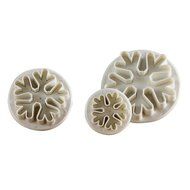 3Pcs Snowflake Biscuit Cake Decorating Mold N2