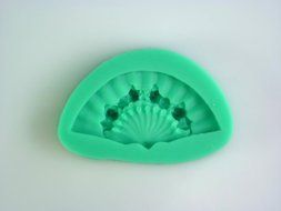 Lovely Fan Shape Silicone Soap Mold Fondant Cake Decorating Styling Tools Bakeware Cooking Tools Kitchen Accessories