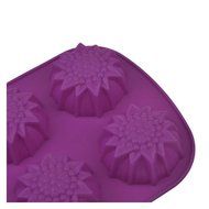 6 Holes Sunflower Silicone Cake Mold Bakeware Jelly Pudding Mold N3