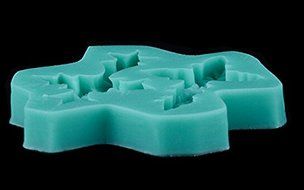 HSE Delicate 3D Cross leaf Silicone Fondant Cake Molds Soap Chocolate Mould N2